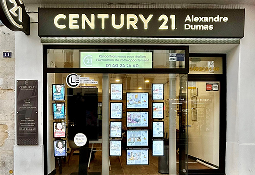 Agence immobilière CENTURY 21 Alexandre Dumas, 75020 PARIS