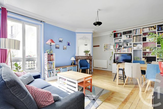 Appartement F3 à vendre - 3 pièces - 52.5 m2 - PARIS - 75020 - ILE-DE-FRANCE - Century 21 Alexandre Dumas
