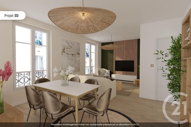 Appartement F2 à vendre - 2 pièces - 42.37 m2 - PARIS - 75020 - ILE-DE-FRANCE - Century 21 Alexandre Dumas