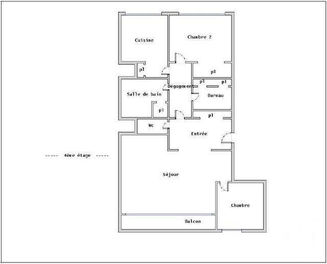 Appartement F3 à vendre - 3 pièces - 70.06 m2 - PARIS - 75020 - ILE-DE-FRANCE - Century 21 Alexandre Dumas