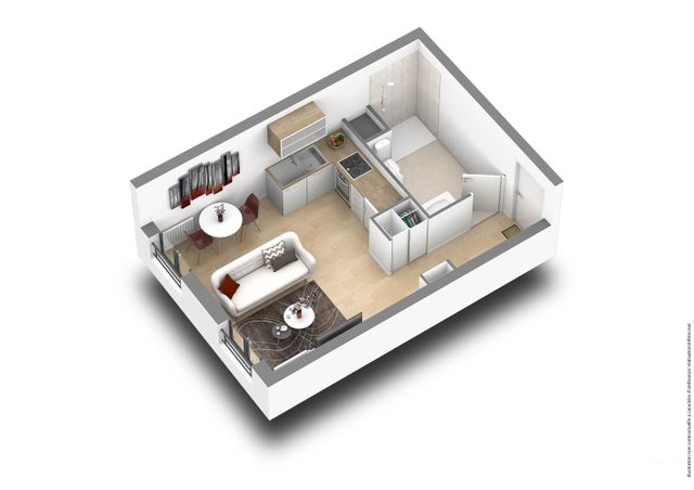 Appartement F1 à louer LE BLANC MESNIL