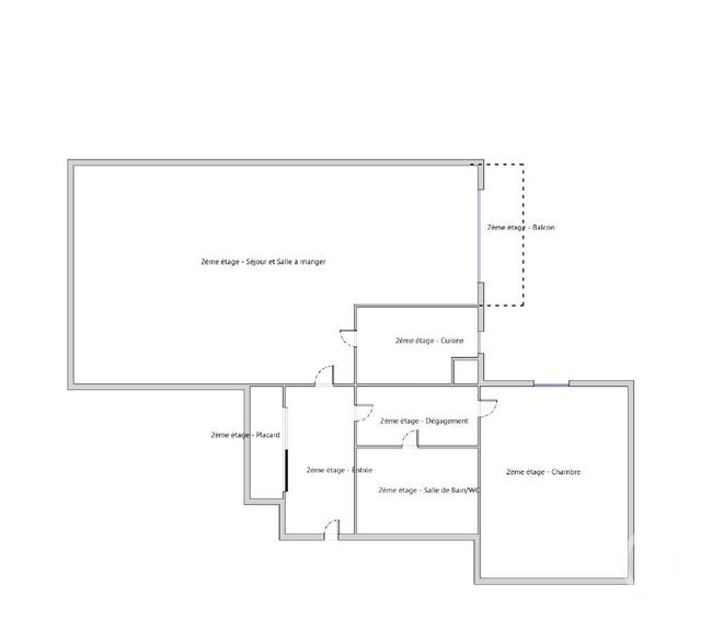 Appartement F2 à vendre - 2 pièces - 50.91 m2 - PARIS - 75020 - ILE-DE-FRANCE - Century 21 Alexandre Dumas