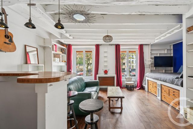Appartement F1 à louer - 1 pièce - 33.89 m2 - PARIS - 75020 - ILE-DE-FRANCE - Century 21 Alexandre Dumas