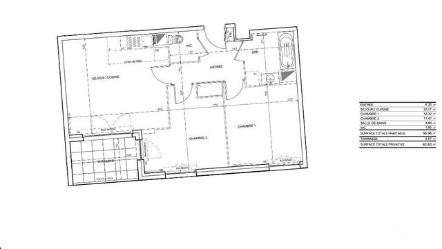appartement - ROMAINVILLE - 93