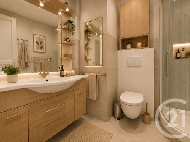 Appartement F2 à vendre - 2 pièces - 47.36 m2 - MONTREUIL - 93 - ILE-DE-FRANCE - Century 21 Alexandre Dumas