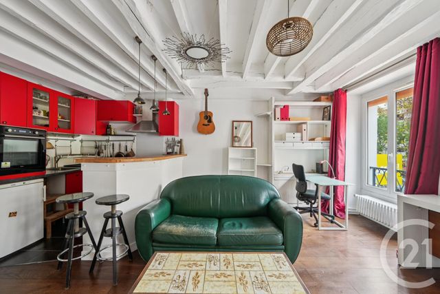 Appartement F1 à louer - 1 pièce - 33.89 m2 - PARIS - 75020 - ILE-DE-FRANCE - Century 21 Alexandre Dumas